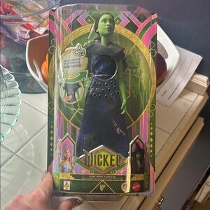 Mattel Wicked Doll with Green Skin and Black Dress